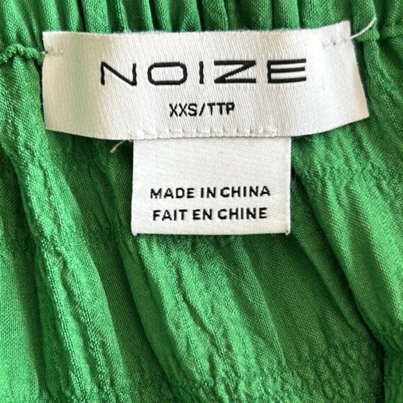 Noize Brea Green Square Neck Puff Sleeve Dress - Picture 8 of 9